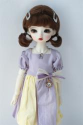 Lovely Short Braids BJD Mohair Doll Wig JD711