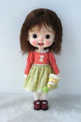 Newest Short Curly  BJD Mohair Doll Wig JD693