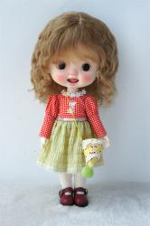 Newest Short Curly  BJD Mohair Doll Wig JD693
