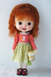 Newest Short Curly  BJD Mohair Doll Wig JD693