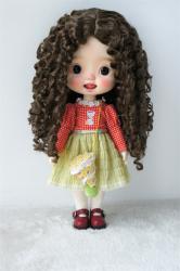 Long Curly BJD Synthetic Mohair Doll Wig JD073