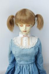 Lovely Twin Tail BJD Mohair Doll Wigs JD203