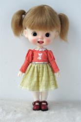 Lovely Twin Tail BJD Mohair Doll Wigs JD203