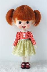 Lovely Twin Tail BJD Mohair Doll Wigs JD203