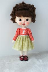 Lovely Short Curly BJD Mohair Doll Wig JD250