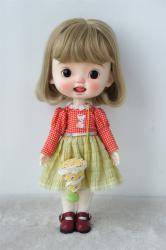 1/3 BoBo BJD Heat Resistant Fiber Doll Wig For Size 9-10 inch Blythe Doll JD751