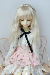 1/4 Short Curly BJD Synthetic Mohair Wig For Size 7-8 inch MSD Doll JD633