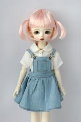 Cute Short BJD Synthetic Mohair Doll Wigs JD728