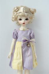 Double Pony Curly BJD Synthetic Mohair Doll Wig JD048