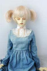 Lovely Twin Tail BJD Mohair Doll Wigs JD203