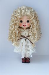 Long Curly BJD Synthetic Mohair Doll Wig JD073