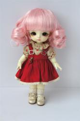 Fashion Short Curly BJD Doll Wigs Synthetic Mohair JD164