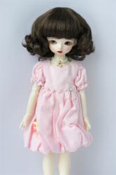 Fashion Short Curly BJD Doll Wigs Synthetic Mohair JD164