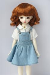 Fashion Short Curly BJD Doll Wigs Synthetic Mohair JD164