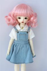 Fashion Short Curly BJD Doll Wigs Synthetic Mohair JD164