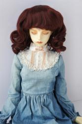 Fashion Short Curly BJD Doll Wigs Synthetic Mohair JD164