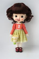 Fashion Short Curly BJD Doll Wigs Synthetic Mohair JD164