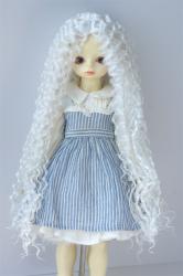 Pretty Long Curly BJD Doll Wigs Synthetic Mohair JD220