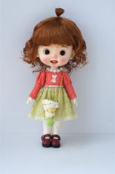 Cute Up Style BJD Synthetic Mohair Doll Wigs JD375