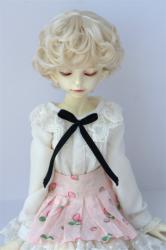 Fashion Short Curly BJD Synthetic Mohair Wigs JD458