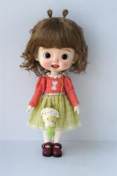 Lovely Up Style BJD Synthetic Mohair Doll Wigs JD544