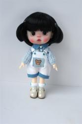 Cute Short BJD Synthetic Mohair Doll Wigs JD728