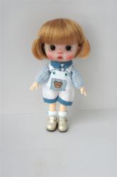 Cute Short BJD Synthetic Mohair Doll Wigs JD728