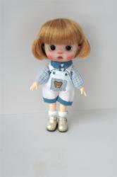 Cute Short BJD Synthetic Mohair Doll Wigs JD728