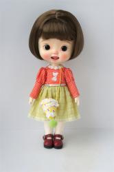 Cute Short BJD Synthetic Mohair Doll Wig JD765