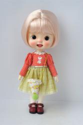 Cute Short BJD Synthetic Mohair Doll Wig JD765