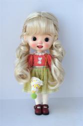 Pretty Long BJD Synthetic Mohair Doll Wig JD786B