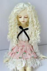 Long Curly Doll Wig Synthetic Mohair JD073