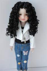 Long Curly BJD Doll Wig Synthetic Mohair JD073