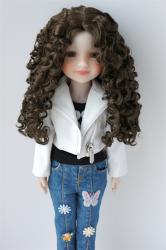 Long Curly BJD Synthetic Mohair Doll Wig JD073