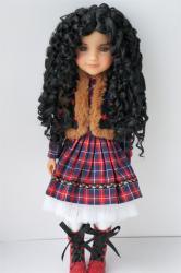 Long Curly BJD Synthetic Mohair Doll Wig JD073