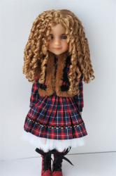 Long Curly BJD Synthetic Mohair Doll Wig JD073