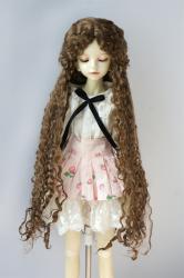 JD802 1/4 Pretty Long Curly BJD Doll Wigs MSD Synthetic Mohair Hair