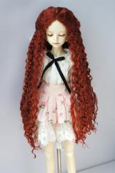 JD802 1/4 Pretty Long Curly BJD Doll Wigs MSD Synthetic Mohair Hair