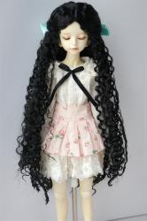 JD802 1/4 Pretty Long Curly BJD Doll Wigs MSD Synthetic Mohair Hair