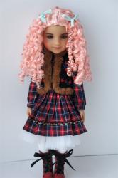 JD797 Long Pretty BJD Synthetic Mohair Doll Wig 