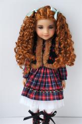 JD797 Long Pretty BJD Synthetic Mohair Doll Wig 