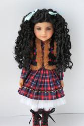 JD797 Long Pretty BJD Synthetic Mohair Doll Wig 