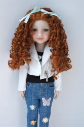 JD797 Long Pretty BJD Synthetic Mohair Doll Wig 