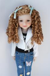 JD797 Long Pretty BJD Synthetic Mohair Doll Wig 