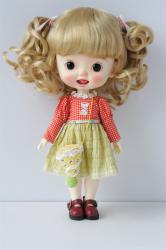 Charming Curl BJD Synthetic Mohair Doll Wig JD011