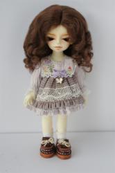 Lovely Curly BJD Mohair Doll Wig JD039
