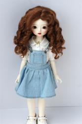 Lovely Curly BJD New Combed Mohair Doll Wig JD039L
