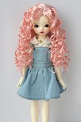 Long Curly BJD Doll Wig Synthetic Mohair JD073