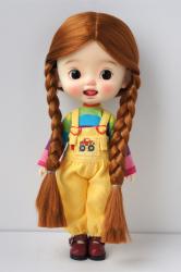 Mid Parting Pony BJD Synthetic Mohair Doll Wigs JD103