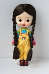 Mid Parting Pony BJD Synthetic Mohair Doll Wigs JD103